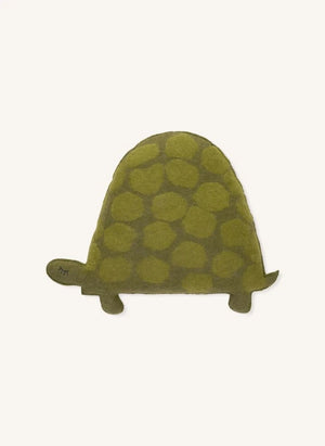 Muskhane - PASU Turtle Felt Pillow | Moss Green