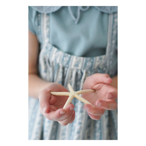 Soor Ploom - Eloise Striped Organic Cotton Apron Dress | Ecru