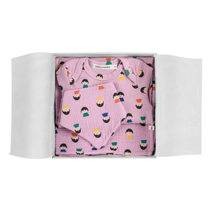 Bobo Choses - Pijama Uzun ve Bib Piyon Seti | Lila