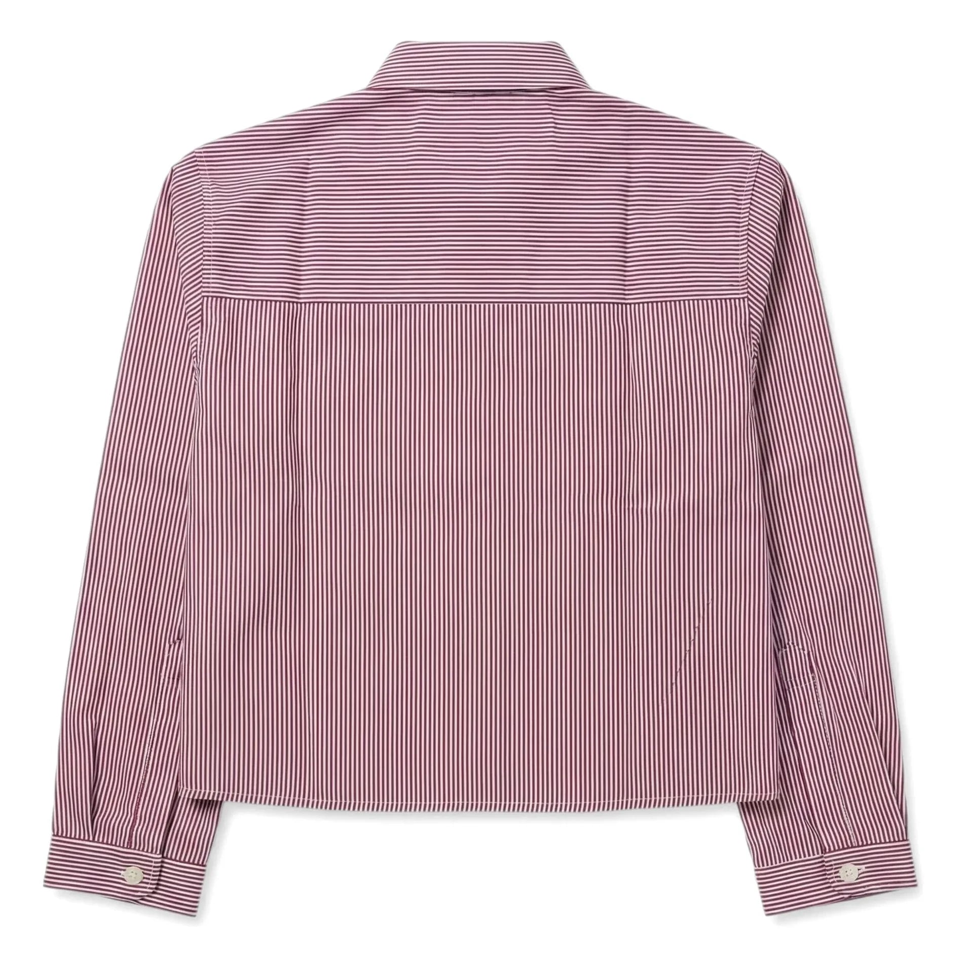 Finger in the nose - Striped Short Shirt | Brick red