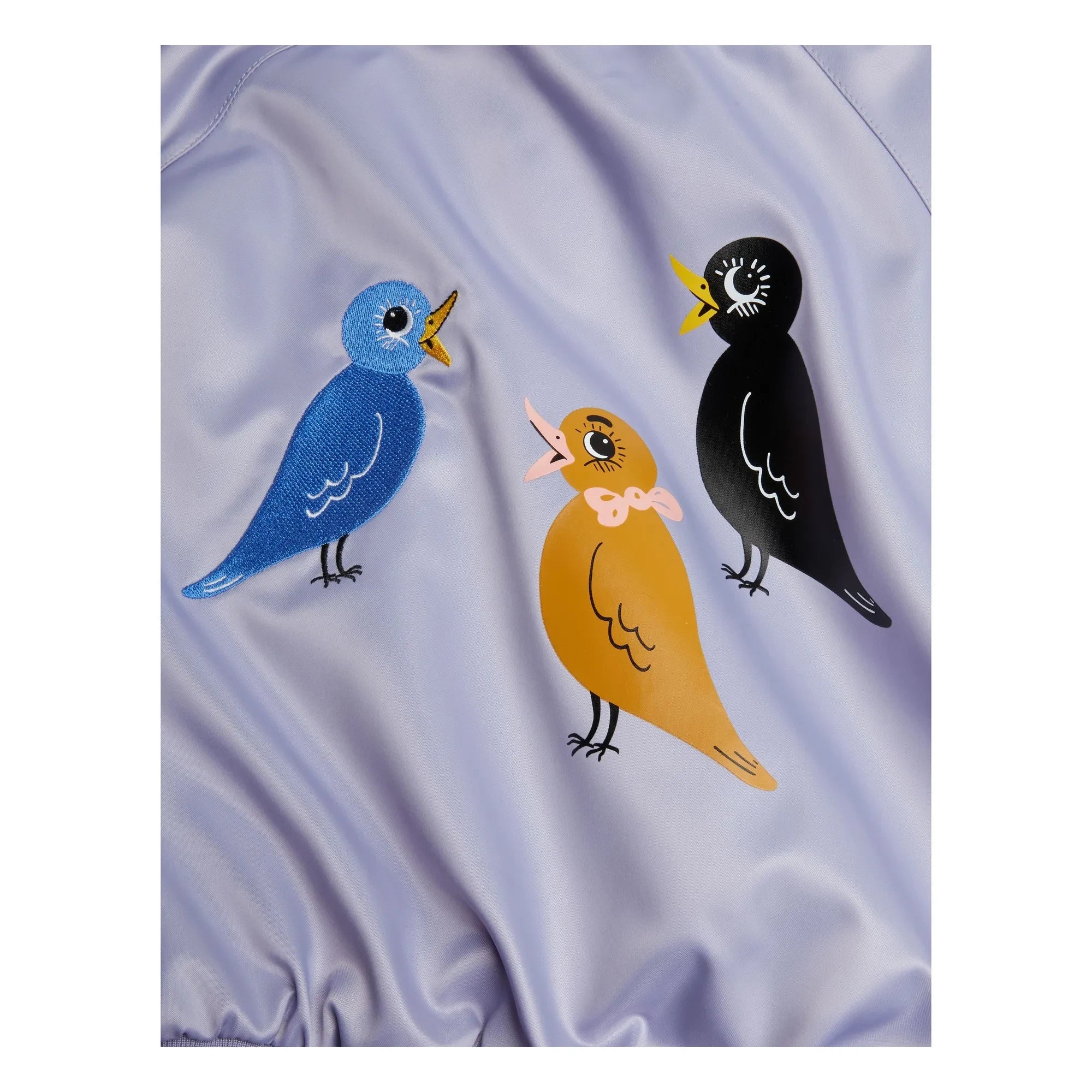 Mini Rodini - Bomber Birds Recycled Fiber | Purple
