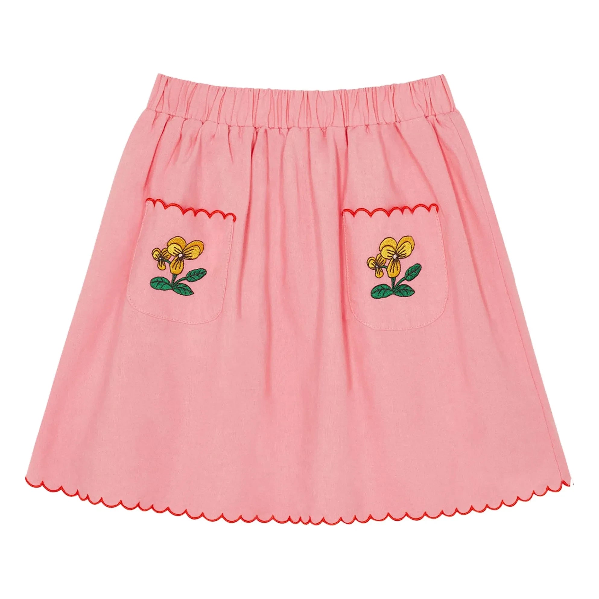 The Campamento - Floral Skirt | Candy Pink