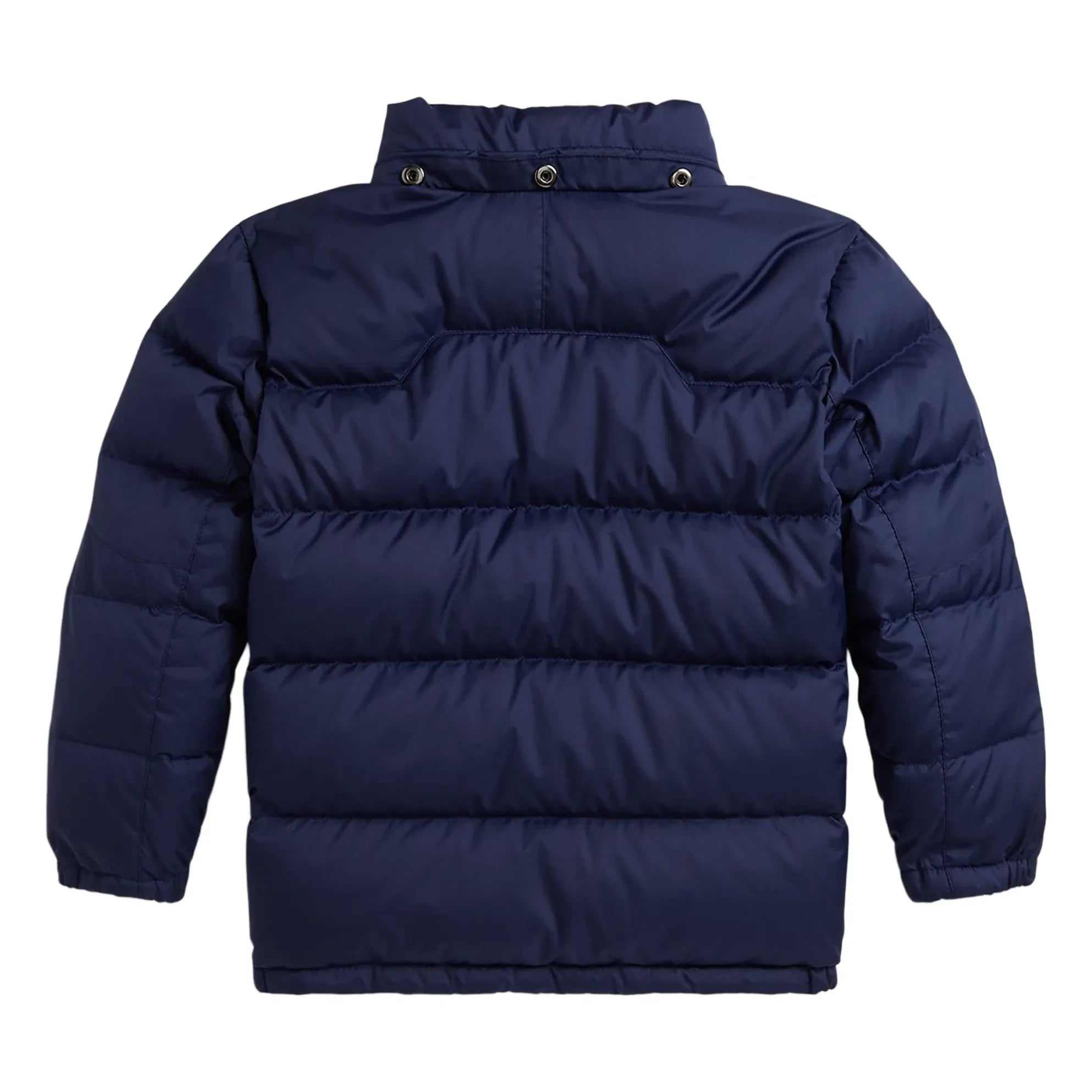 Ralph Lauren - Recycled Fiber Logo Puffer Coat | Navy Blue