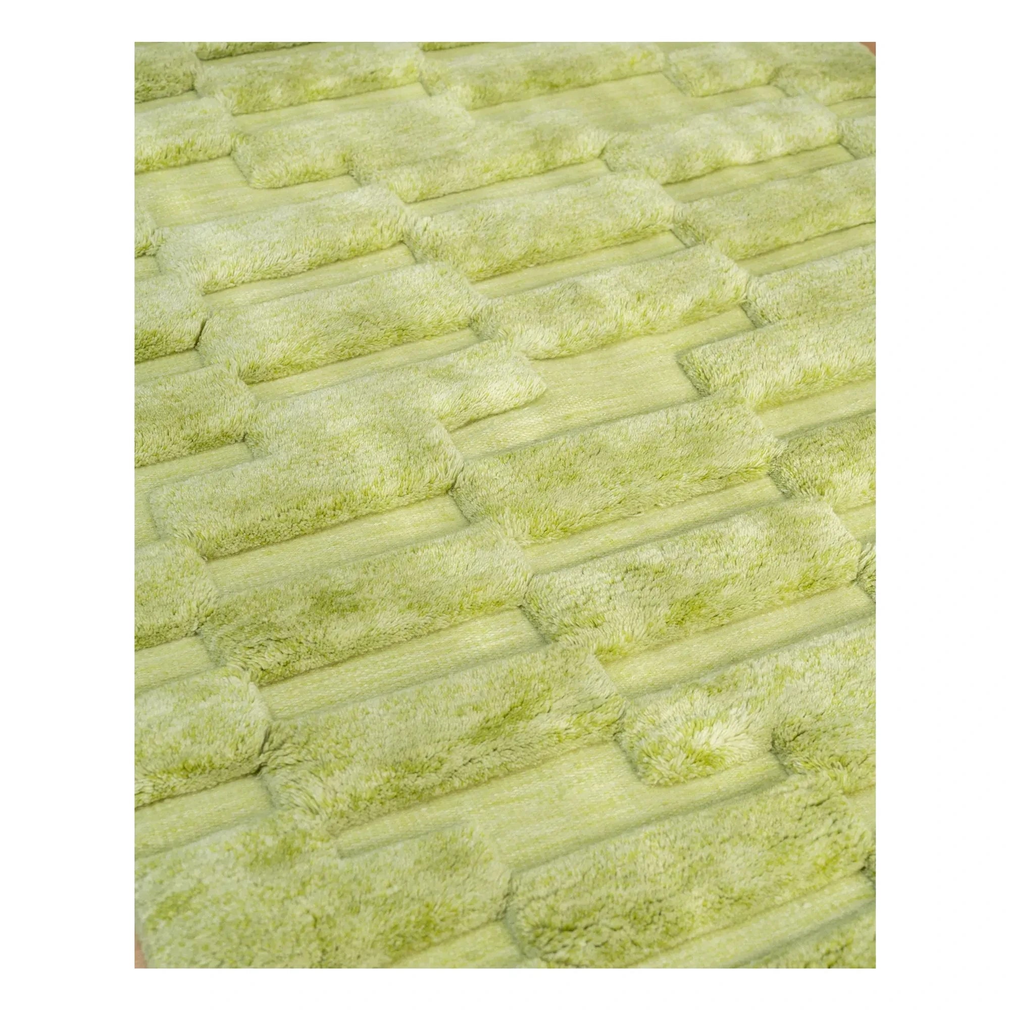 Tarta Gelatina - Moss Wool Rug | Green