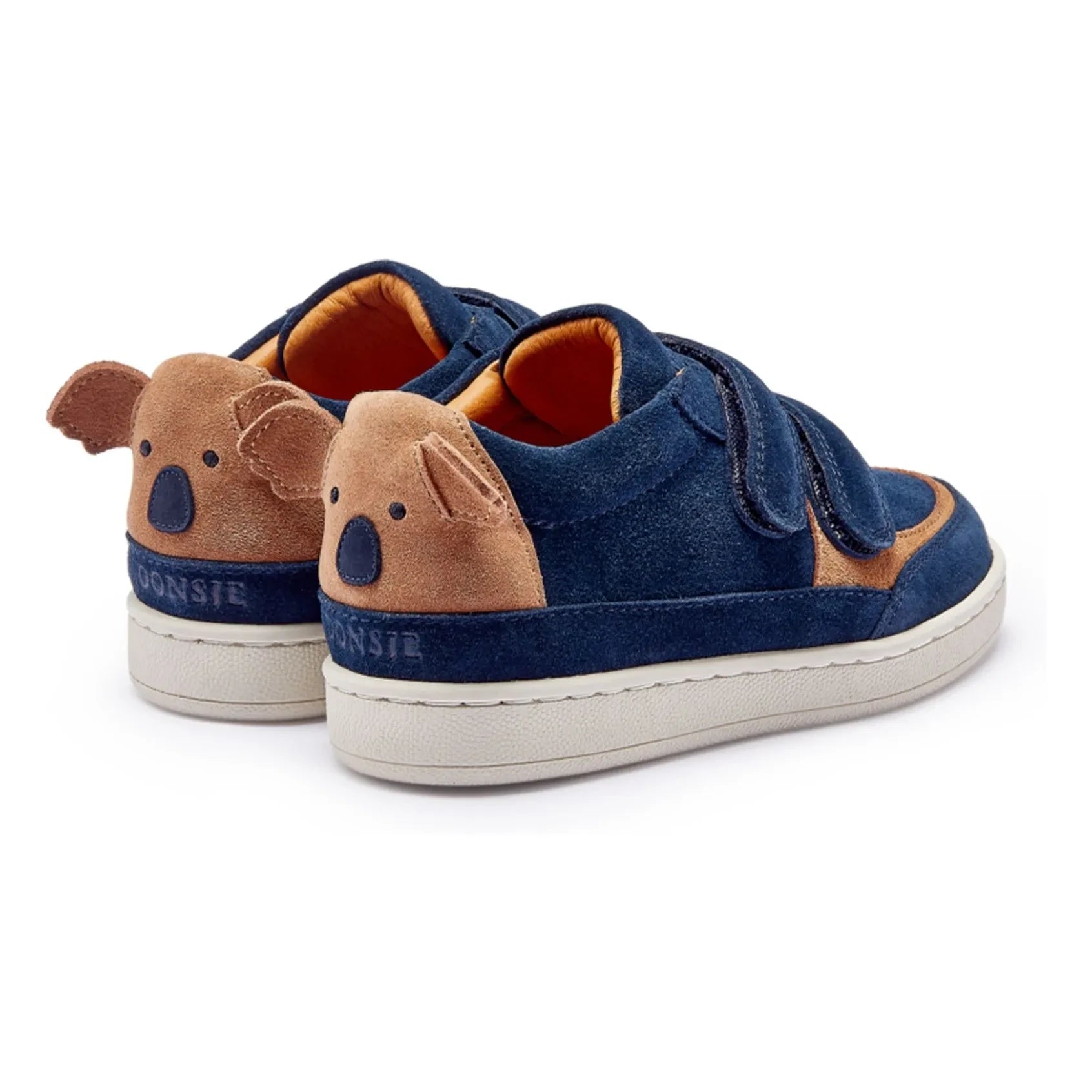 Donsje - Rinou Koala Süet Tırtıklı Sneakers | Gece mavisi