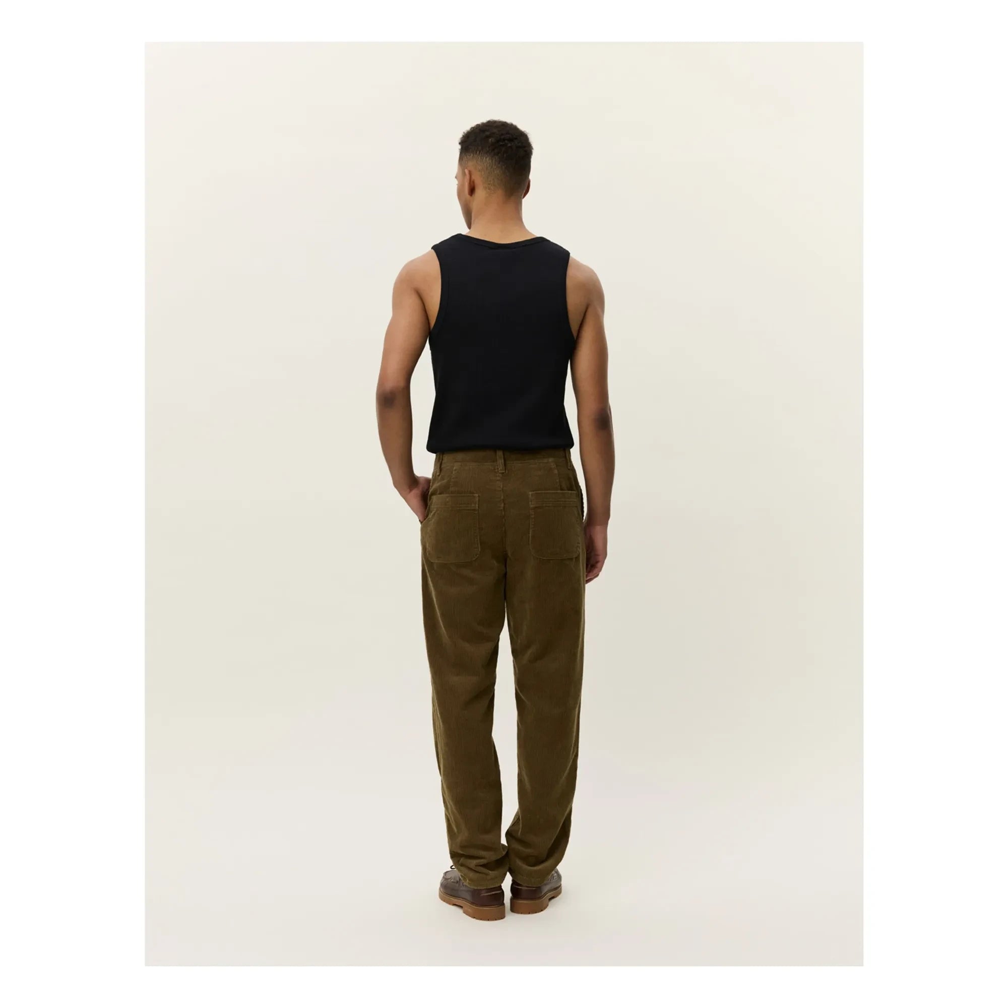 Les Deux - Kody Velvet Pants | Olive