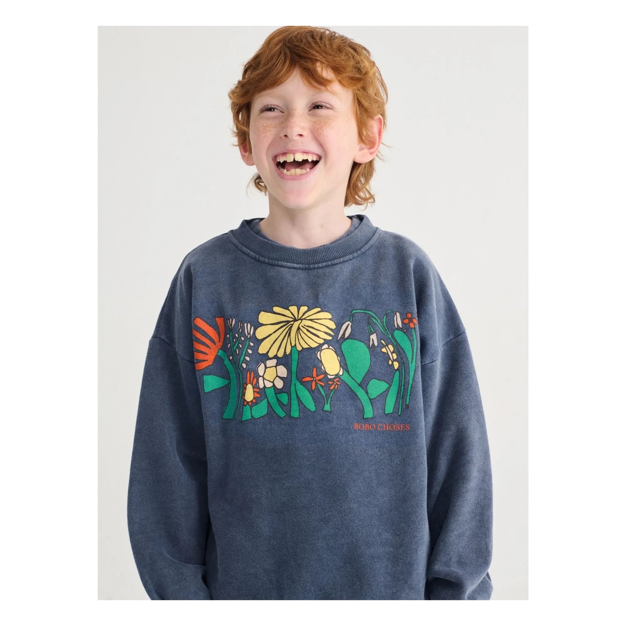 Bobo Choses - Herbalist organic cotton sweatshirt | Navy