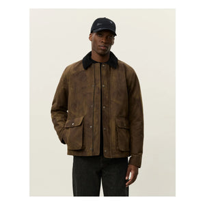 Les Deux - Montana AOP Cotton Jacket | Brown