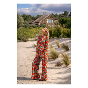 Paloma Collection - Andrea Poppy Maternity Pants | Red