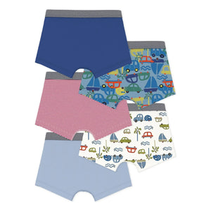 Petit Bateau - Set of 5 Boxer Cars | Blue