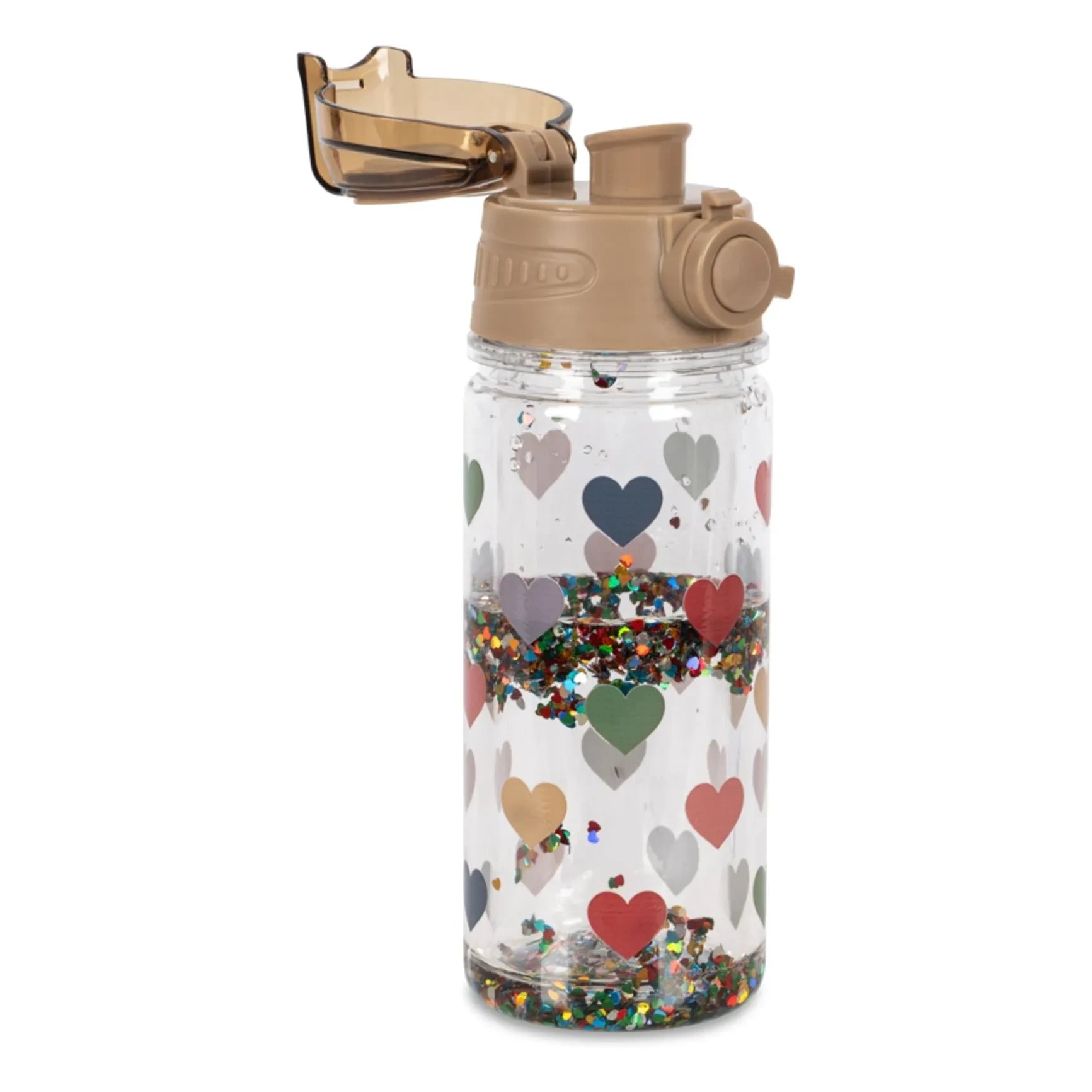 Konges Sløjd - Glitter Heart Water Bottle