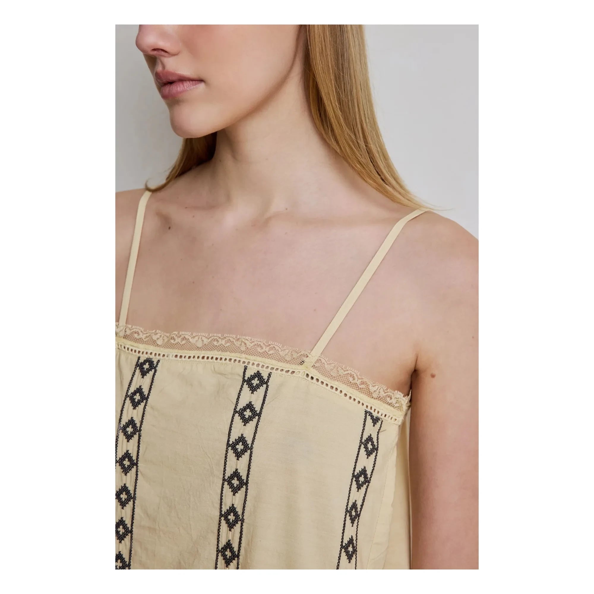 Hod - Constance Cotton Dress | Champagne