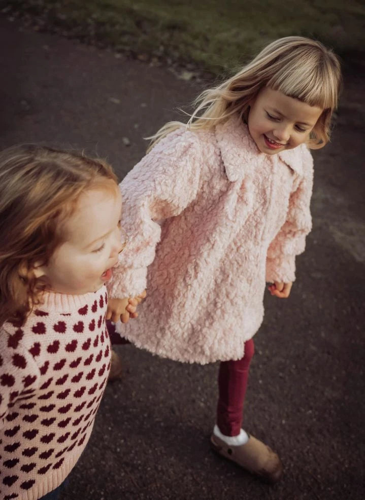 Fliink - Janie Hearts Sweater | Pink