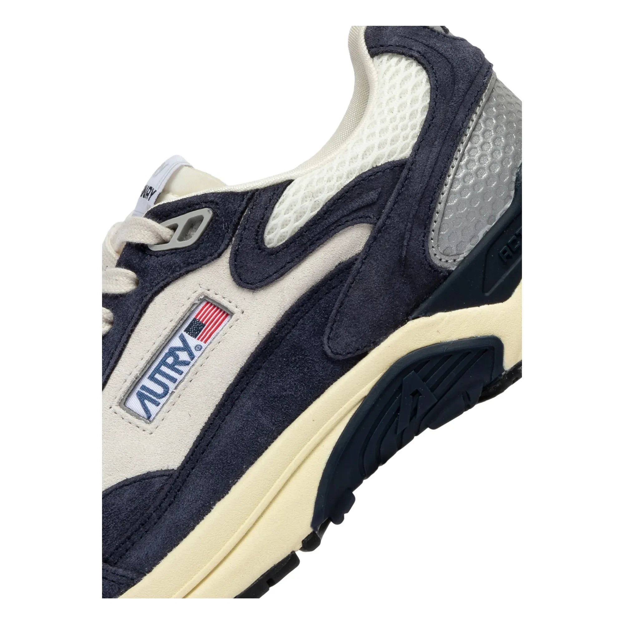 Autry - Hyperway Two-Tone Suede Sneakers | Navy