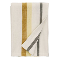 Madam Stoltz - Striped kitchen towel | White