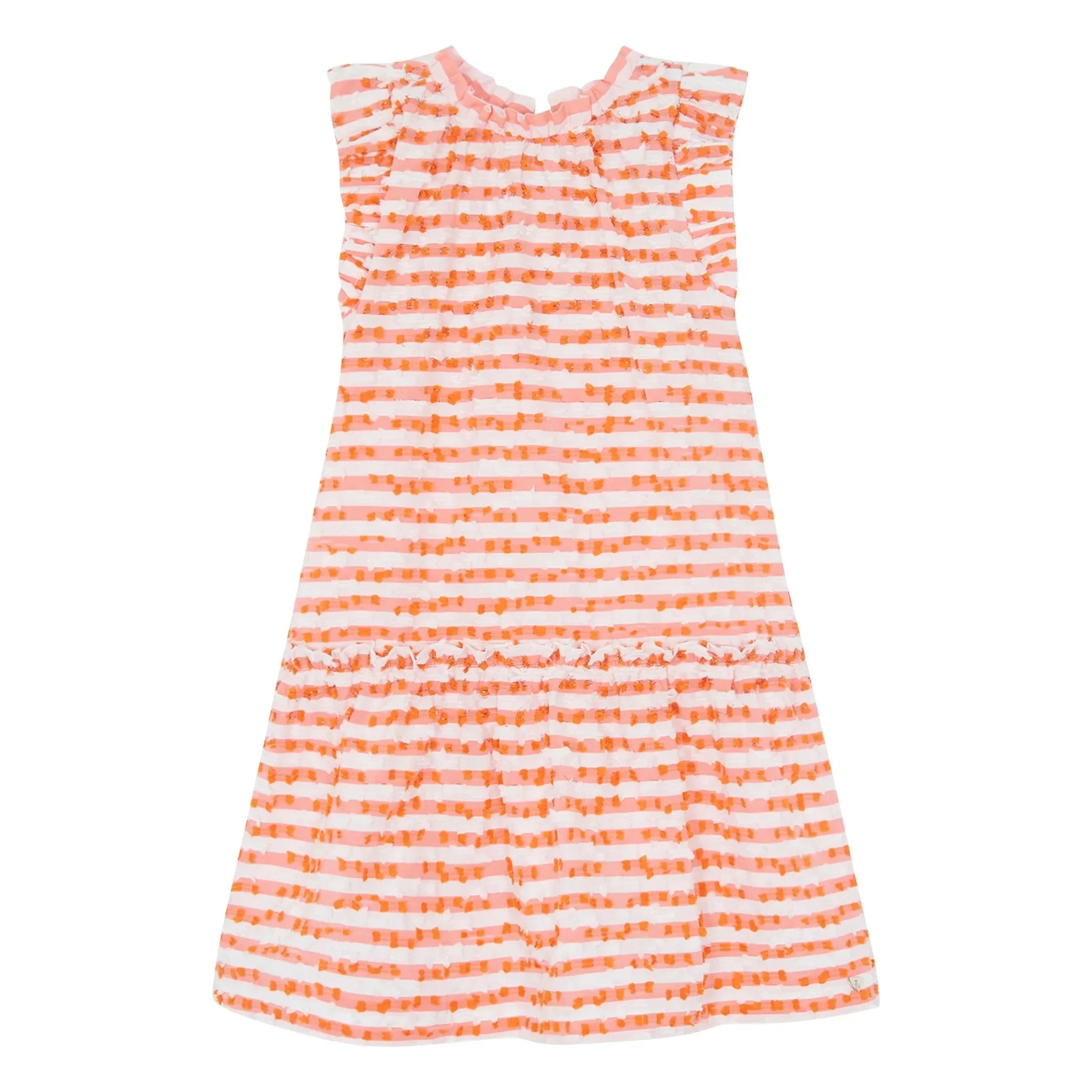 Tartine et Chocolat - Striped Sleeveless Dress | White
