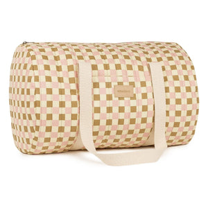 Nobodinoz - Hyde Park Mosaic Weekend Bag | Pink