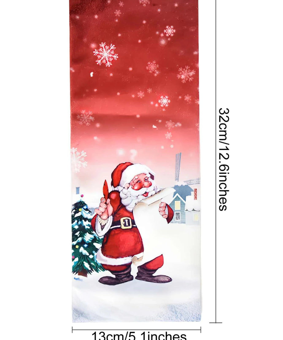 Dinossi - Yılbaşı Noel Baba Şarap Şişesi Giydirme Elbisesi-Dinossi