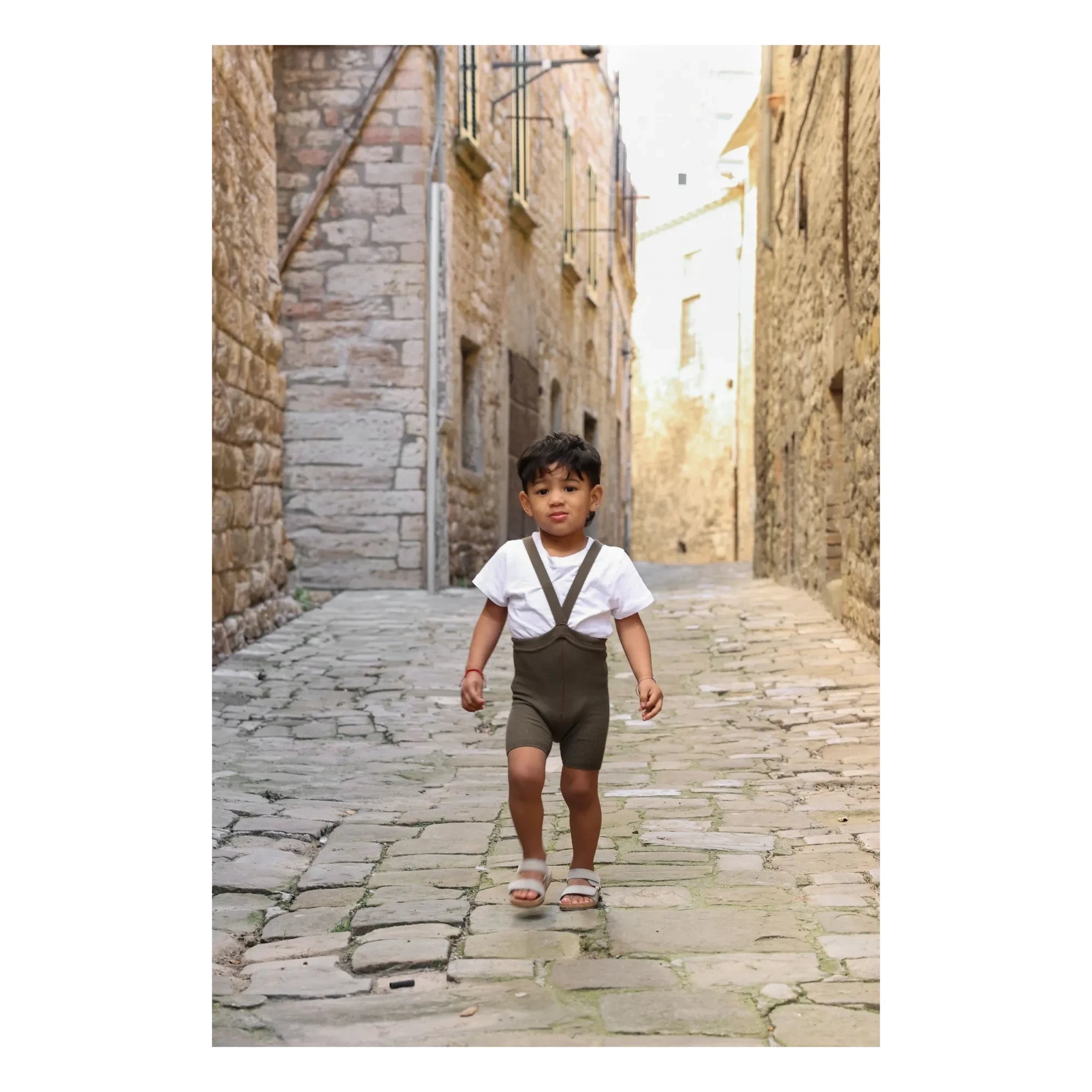 Silly Silas - Organic Cotton Short Leggings | Brown