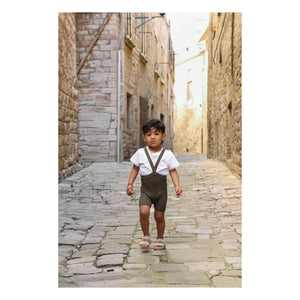 Silly Silas - Organic Cotton Short Leggings | Brown