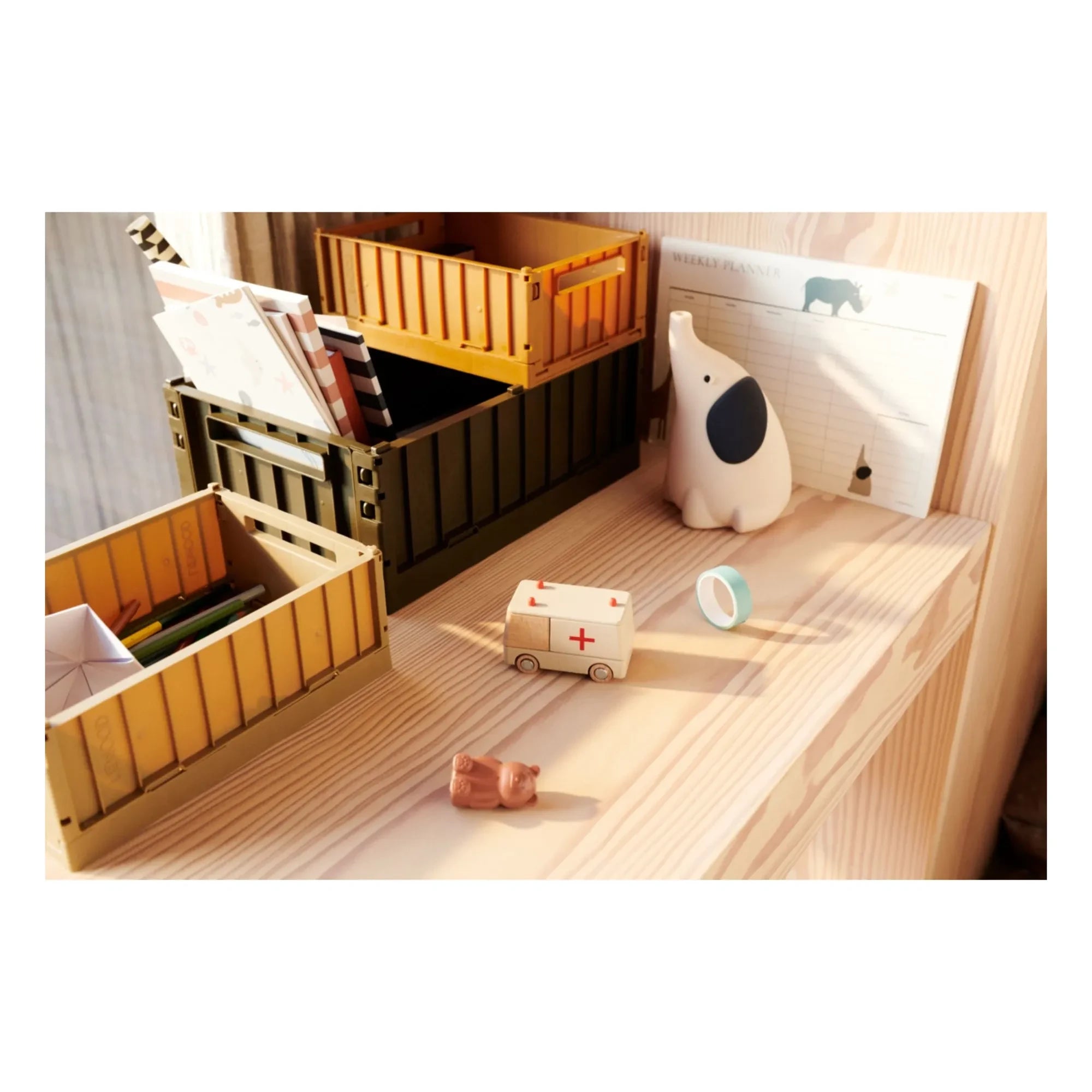 Liewood - Weston Folding Safes - Set of 2 | Brown