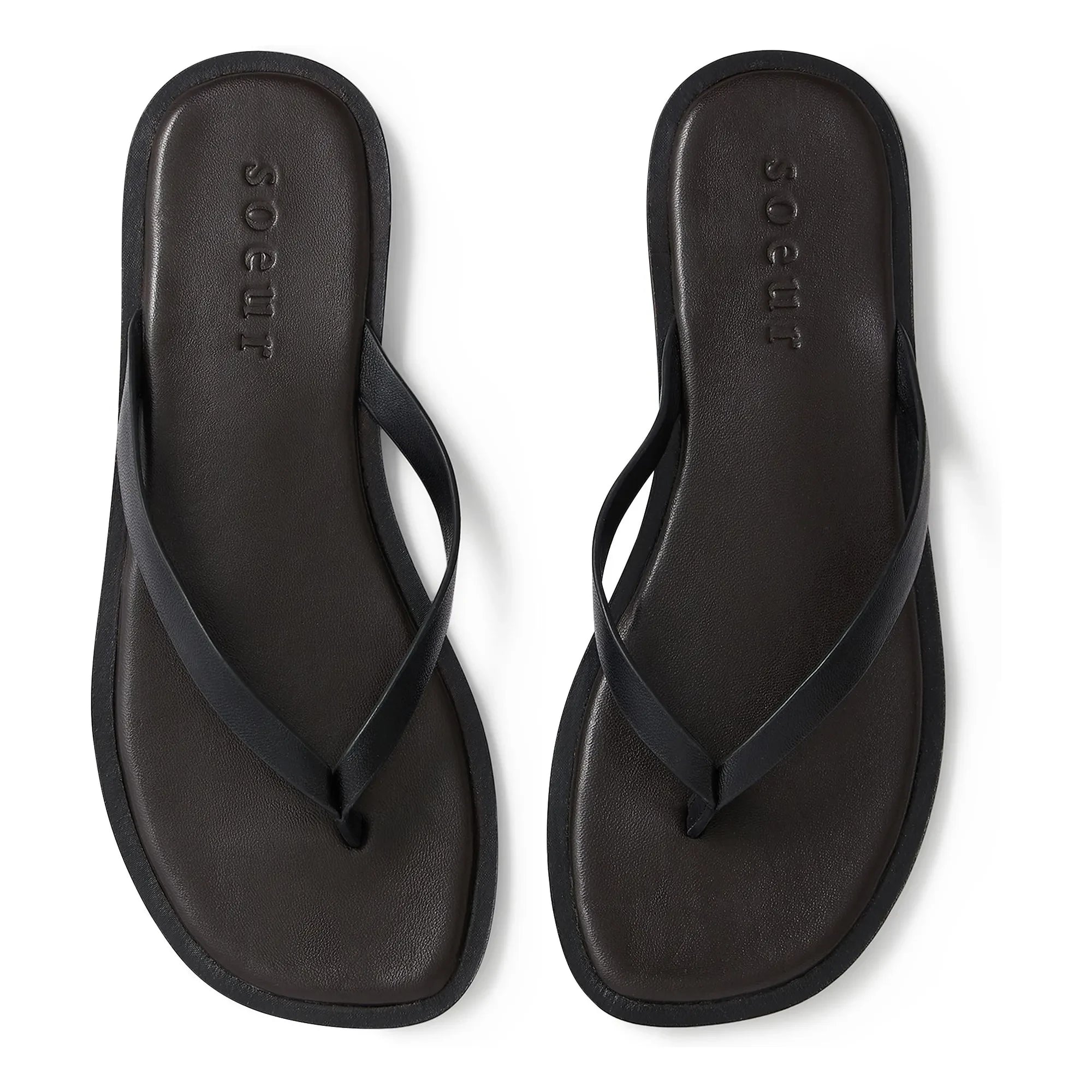 Soeur - Haiku Leather Sandals | Black
