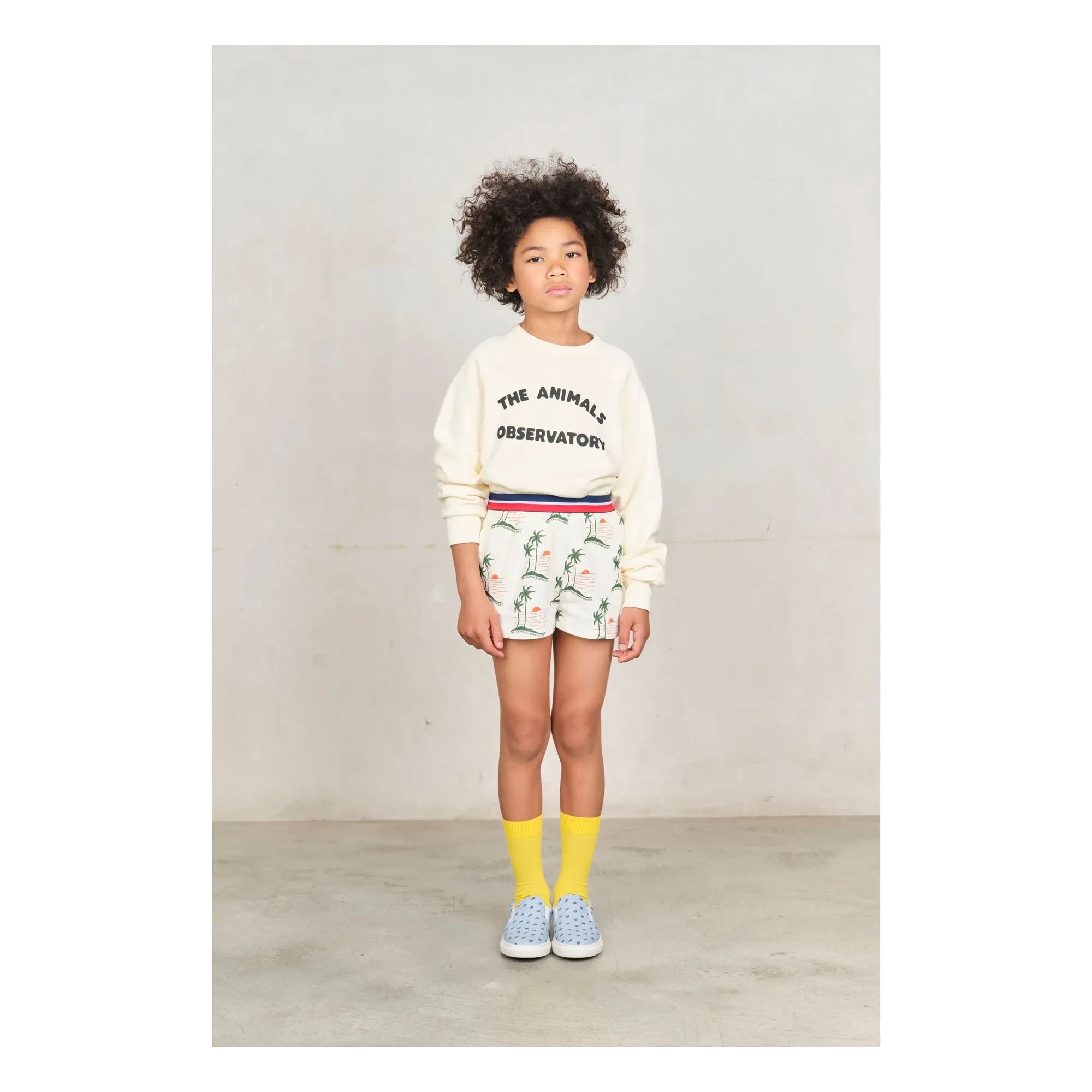 The Animals Observatory - Shark sweatshirt | Ecru