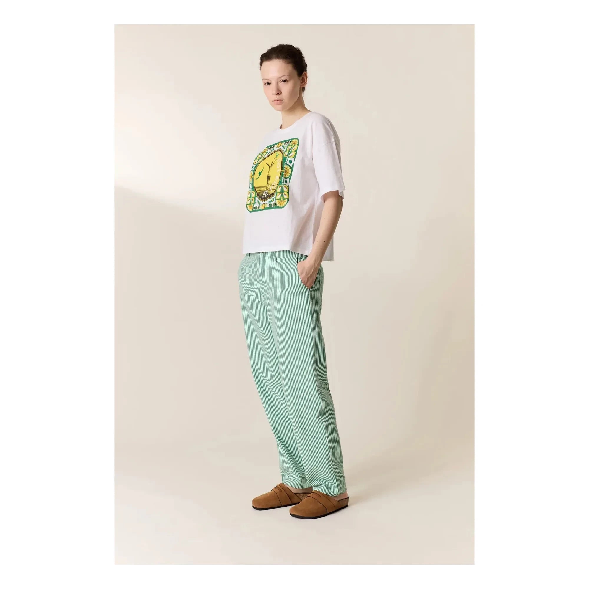 Leon & Harper - Feel Your Soul T-Shirt Organic Cotton | White