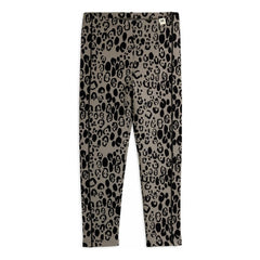 Mini Rodini - Organic Cotton Leopard Leggings | Gray