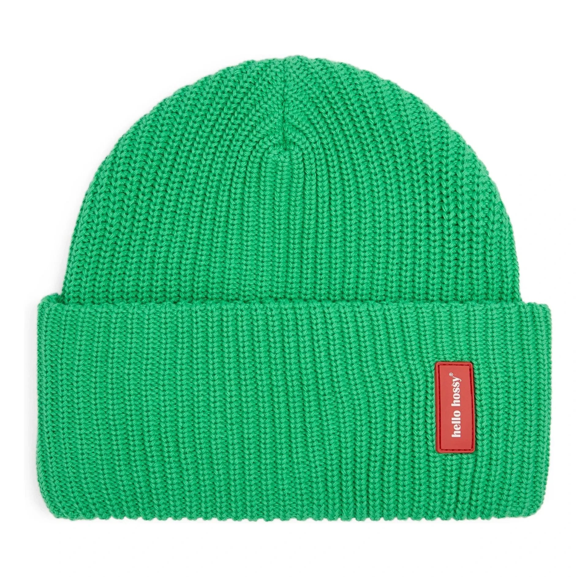Hello Hossy - Flow Organic Cotton Beanie | Fluorescent Green