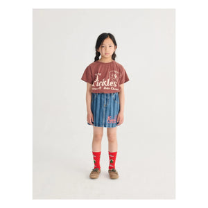 Bobo Choses - The Dog Pickles Organic Cotton T-Shirt | Brown