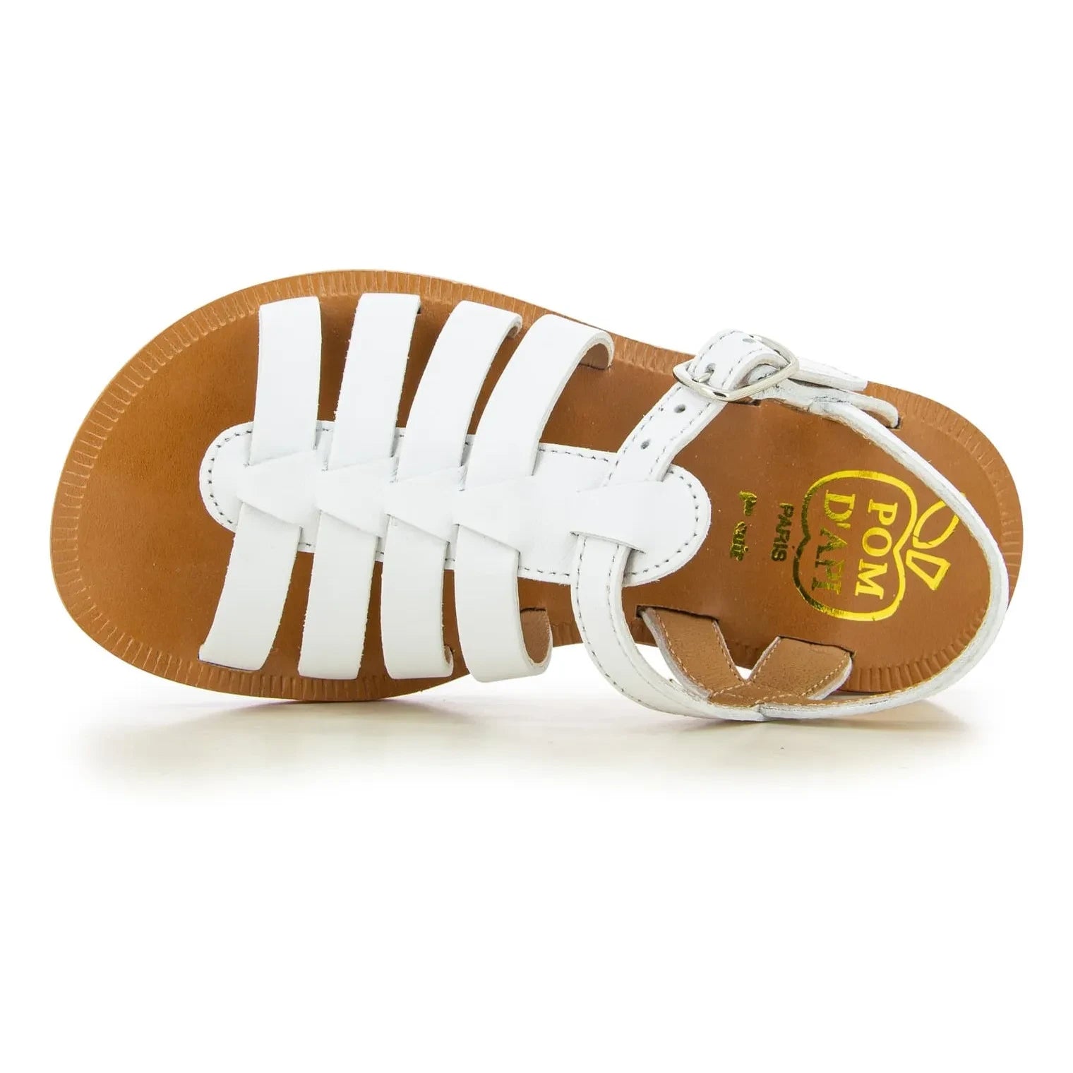Pom d'Api - Plagette Strappy Sandals | White