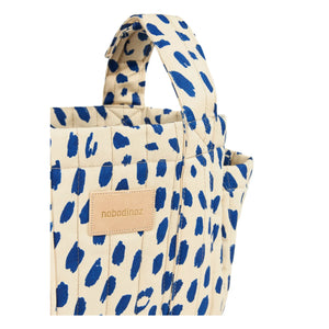 Nobodinoz - Hyde Park Leonie stroller organizer bag | Blue