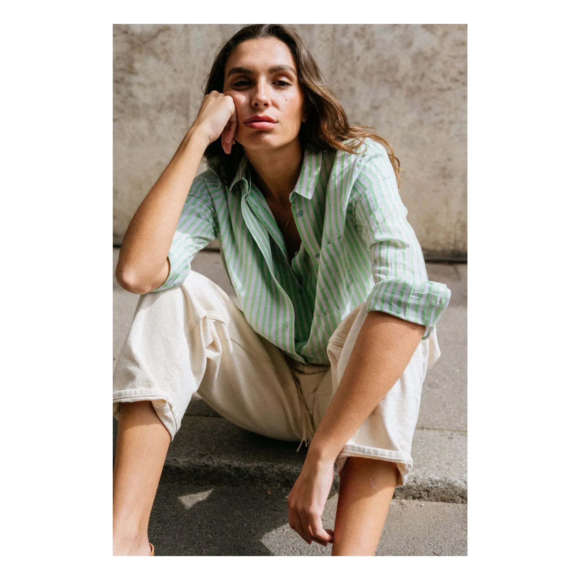 Sacrécoeur - Louison Sweet blouse | Green