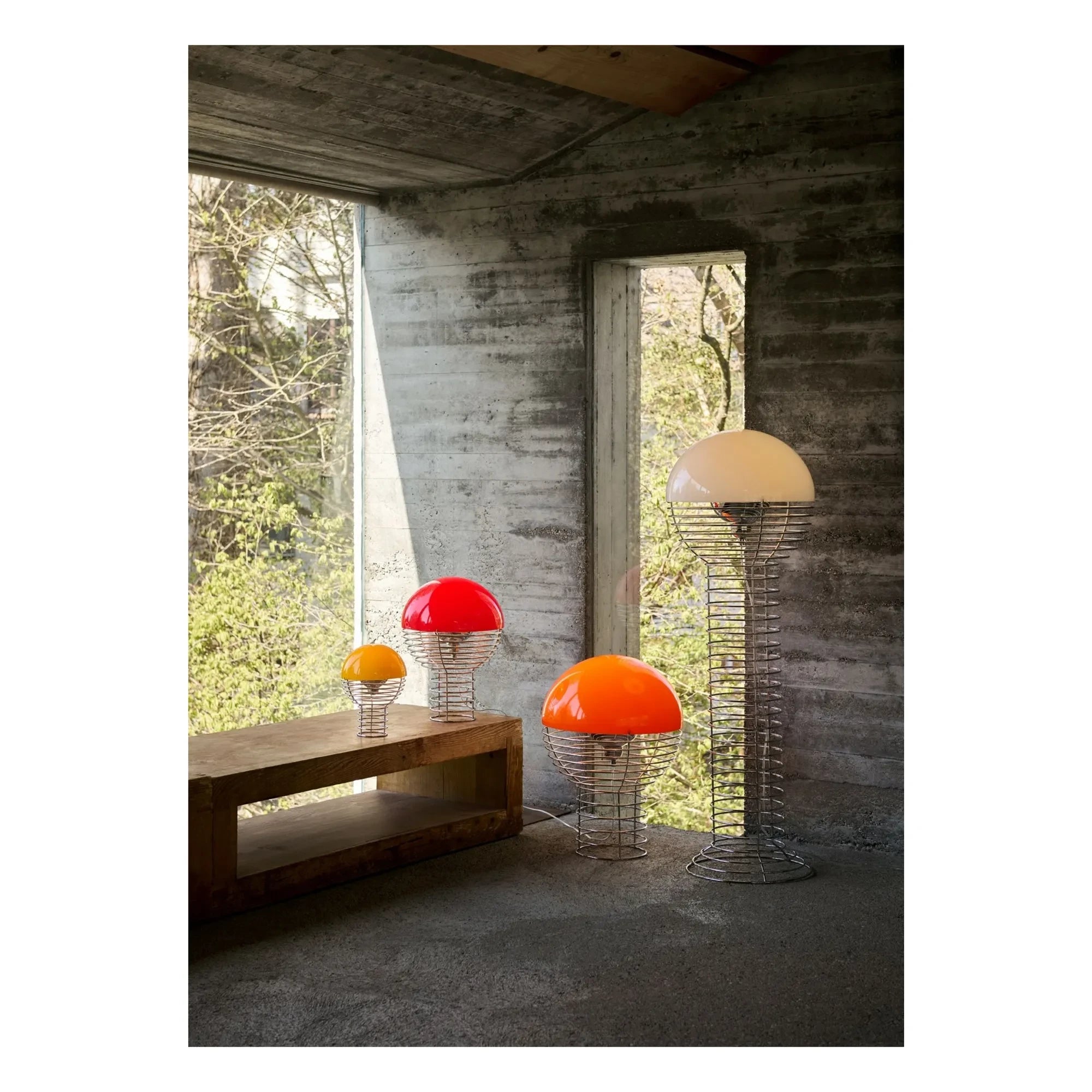 Verpan - Wire Nomad Lamp Ø18 cm | Orange