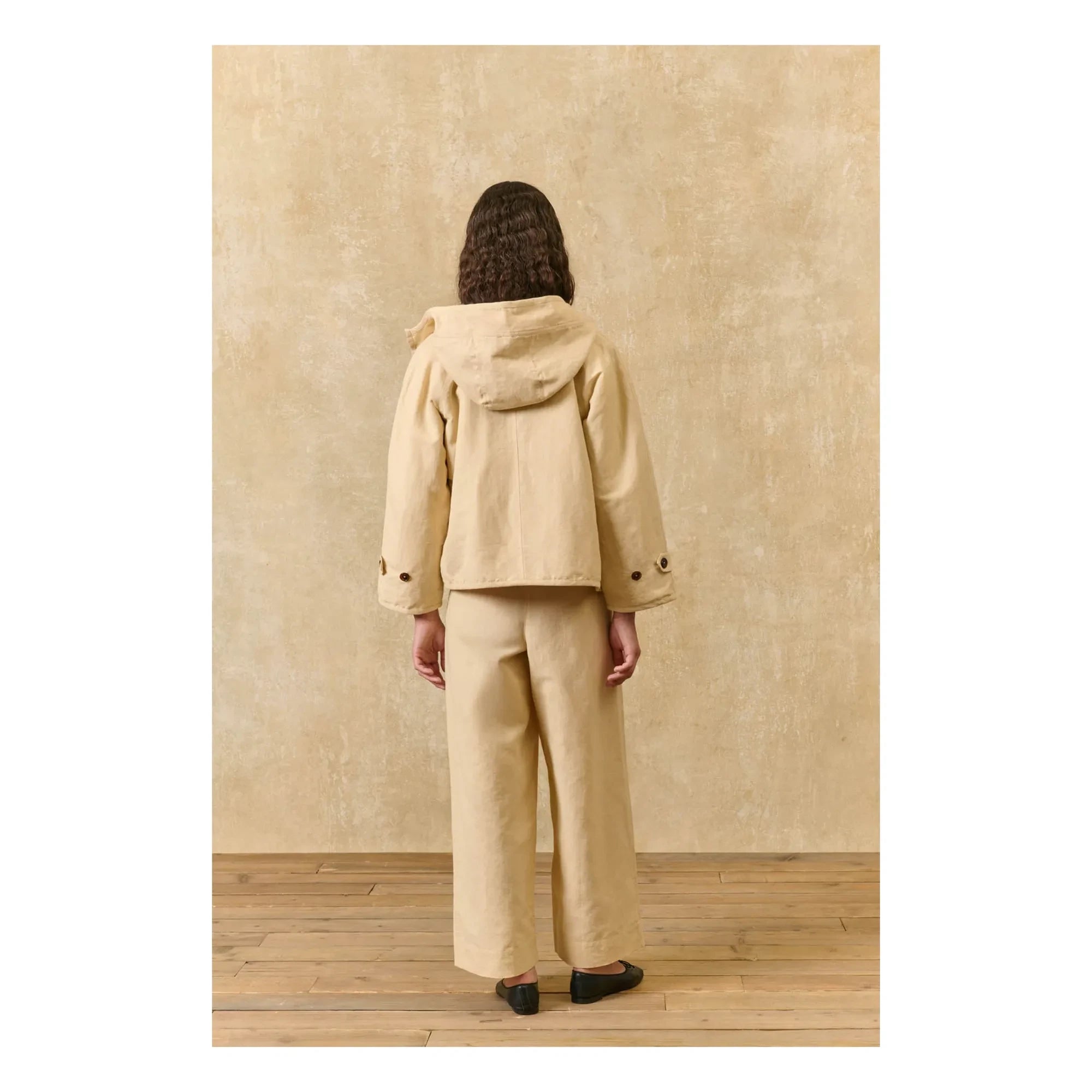 Louise Misha - Bertille Linen & Cotton Jacket | Ivory