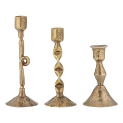 Bloomingville - Efsa metal mumluk - 3’lü Set | Pirinç