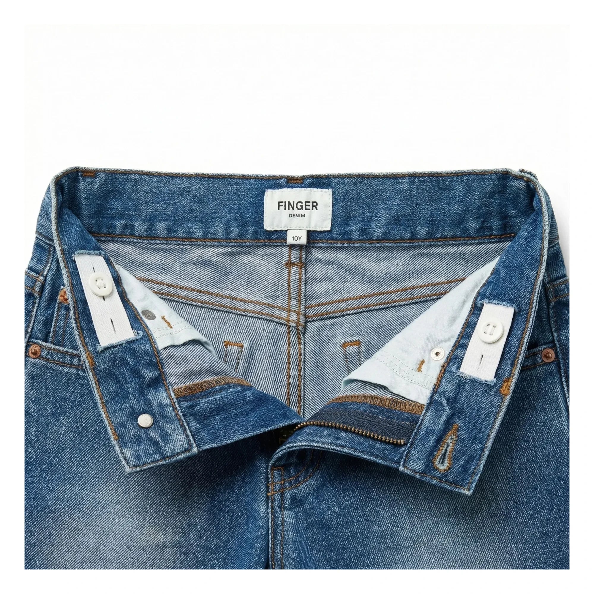 Finger in the Nose - Denim Eva Shorts | Denim Blue