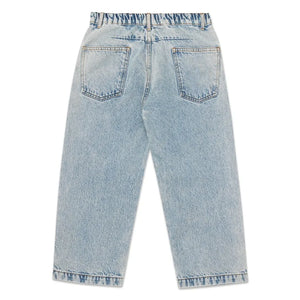 Main Story - Organik Pamuklu Geniş Paça Jean | Vintage mavi denim