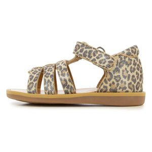 Pom d'Api - Poppy Strapped Sandals | Leopard