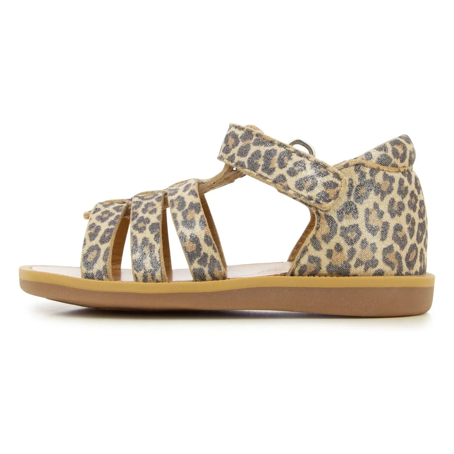 Pom d'Api - Poppy Strapped Sandals | Leopard