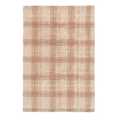 Lorena Canals - Tartan Rug | Dust Pink