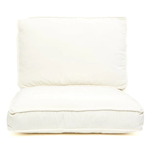Honoré - Croisette White Epoxy and Cotton Armchair | White