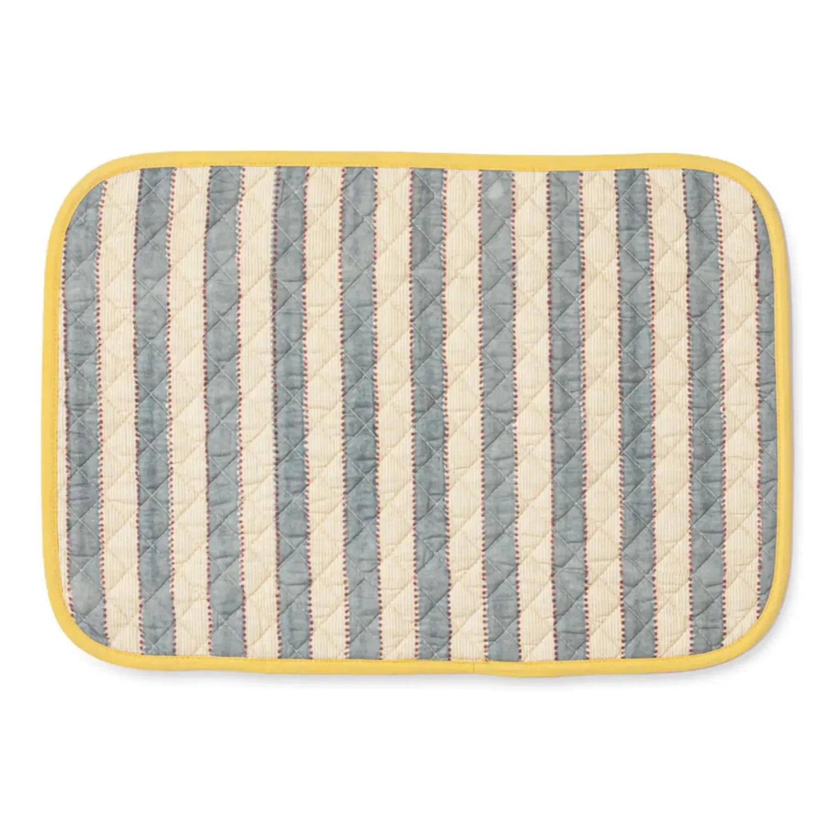 Le Monde Sauvage - Double-Sided New York American Serving Plate - Set of 4 | Blue