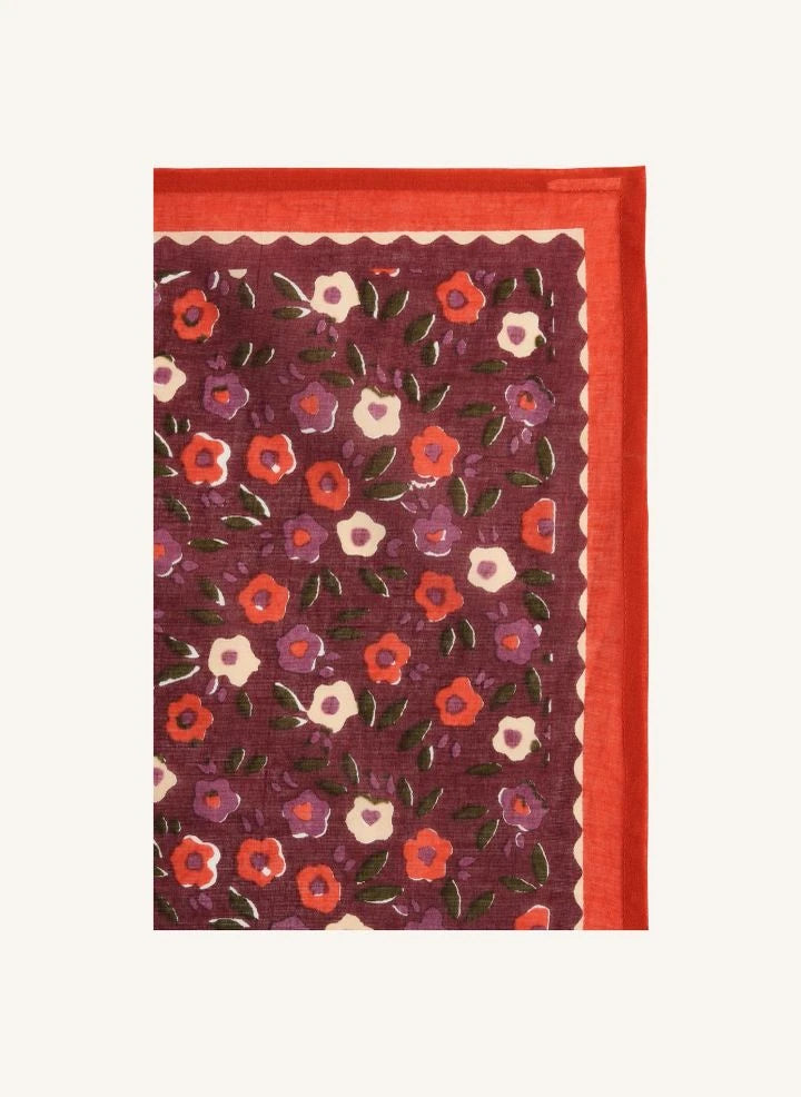 Apaches - Large Floral Scarf | Beige