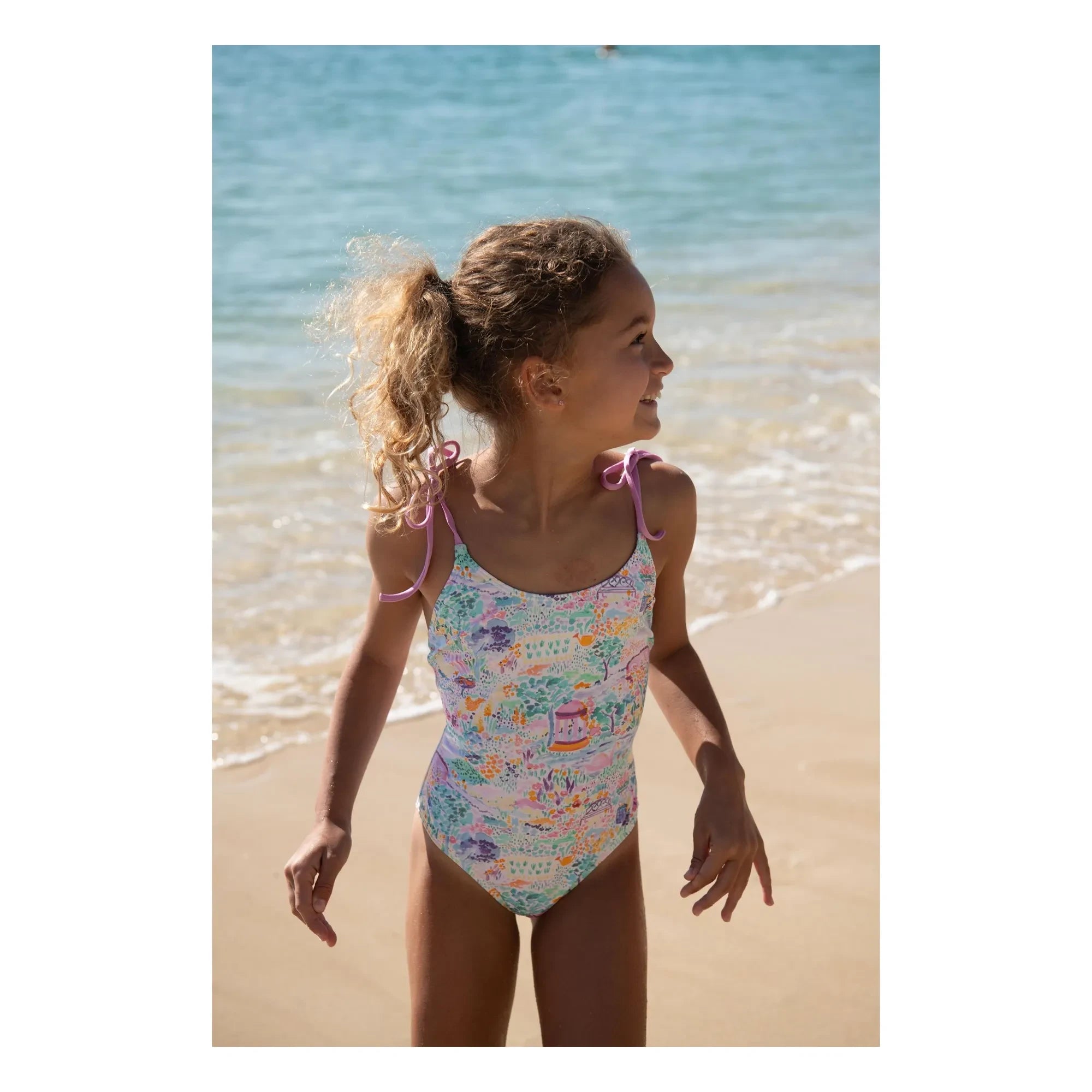 Lison Paris - Bloom Parc One Piece Swimsuit Recycled Fiber | Pale Pink