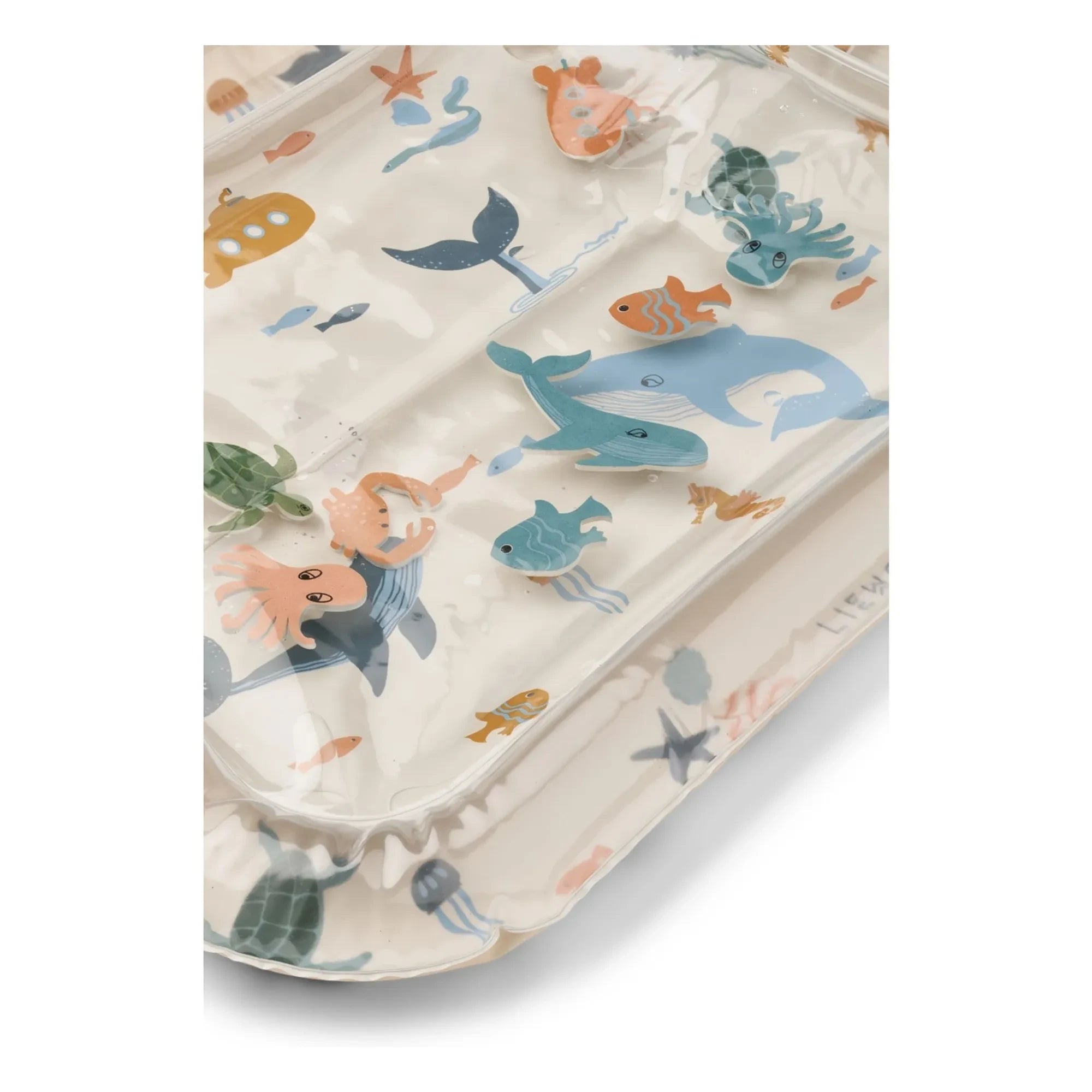 Liewood - Elin Inflatable Activity Mat | Marine Creatures/Sandy