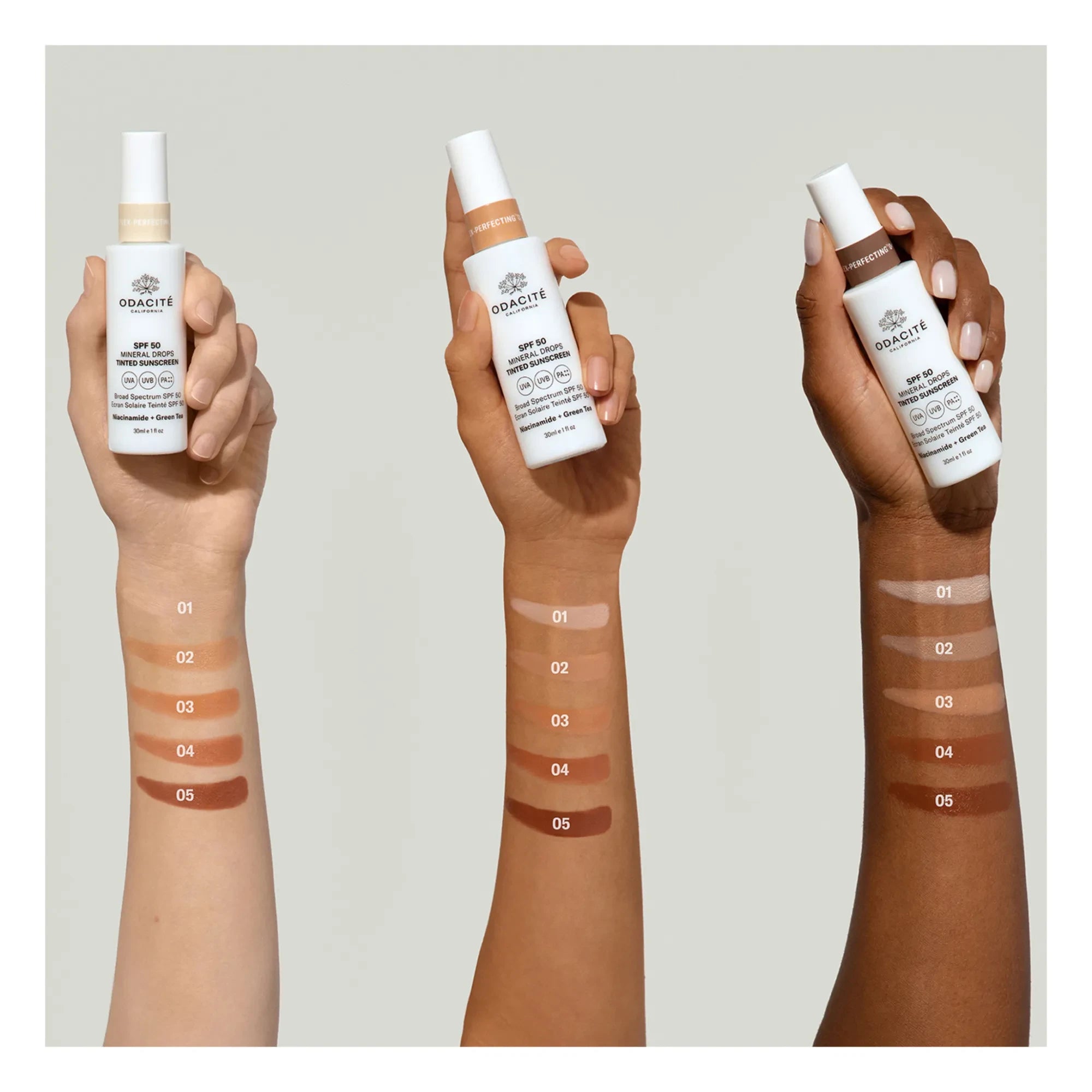 Odacité - Mineral Drop Tinted Sunscreen SPF 50 Flex-Perfecting™ - 30 ml | 03