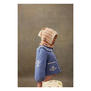 Louise Misha - Jouliana Organic Cotton Chambray Coat | Blue