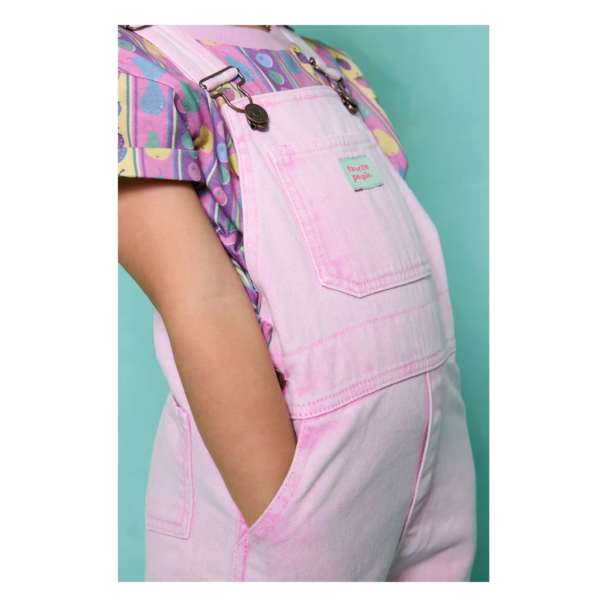 Favorite People - Plain Overalls | Pink